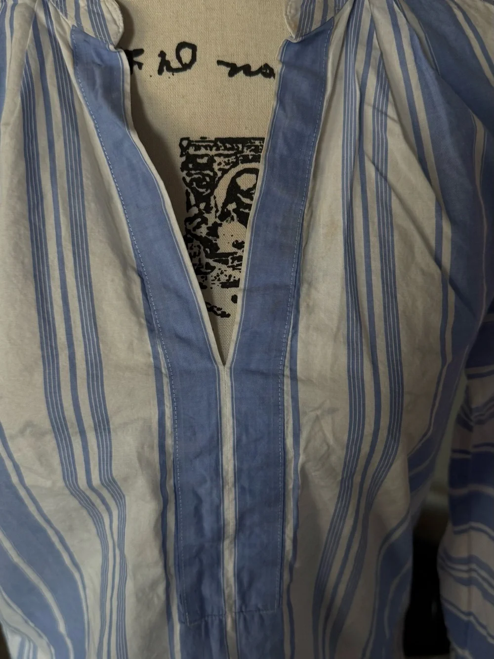 J. Crew Blue and White Striped - Picture 8 of 10